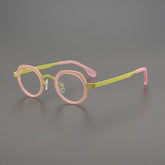 Jasper Titanium Acetate Glasses Frame Geometric Frames Southood Yellow