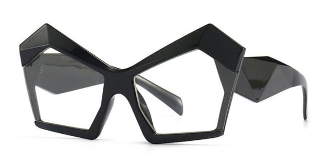 Jenny Oversized Irregular Square Glasses Frame Geometric Frames Southood