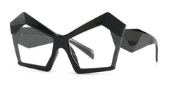 Jenny Oversized Irregular Square Glasses Frame Geometric Frames Southood