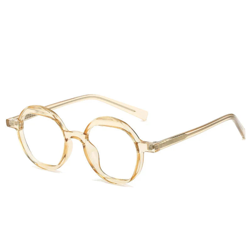 Jensen Fashion Round Glasses Frame Round Frames Southood Champagne