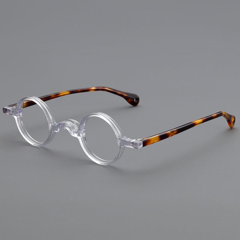 Jim Small Round Acetate Glasses Frame Round Frames Southood Clear