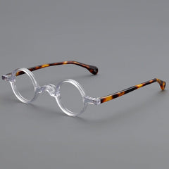 Jim Small Round Acetate Glasses Frame Round Frames Southood Clear