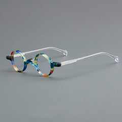 Jim Small Round Acetate Glasses Frame Round Frames Southood Flower