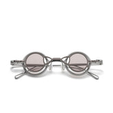 JK Round Titanium Glasses Frame With Magnetic Sunglasses Clips Aviator Frames Southood Silver