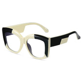 Jocelyn Oversized Unique Splicing Glasses Frame Geometric Frames Southood
