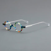 Jordi Small Round Acetate Glasses Frame Round Frames Southood Flower