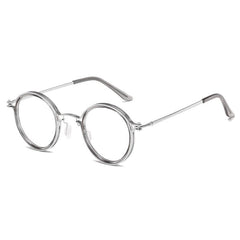 Kay Retro Round Optical Metal Glasses Frame Round Frames Southood Grey