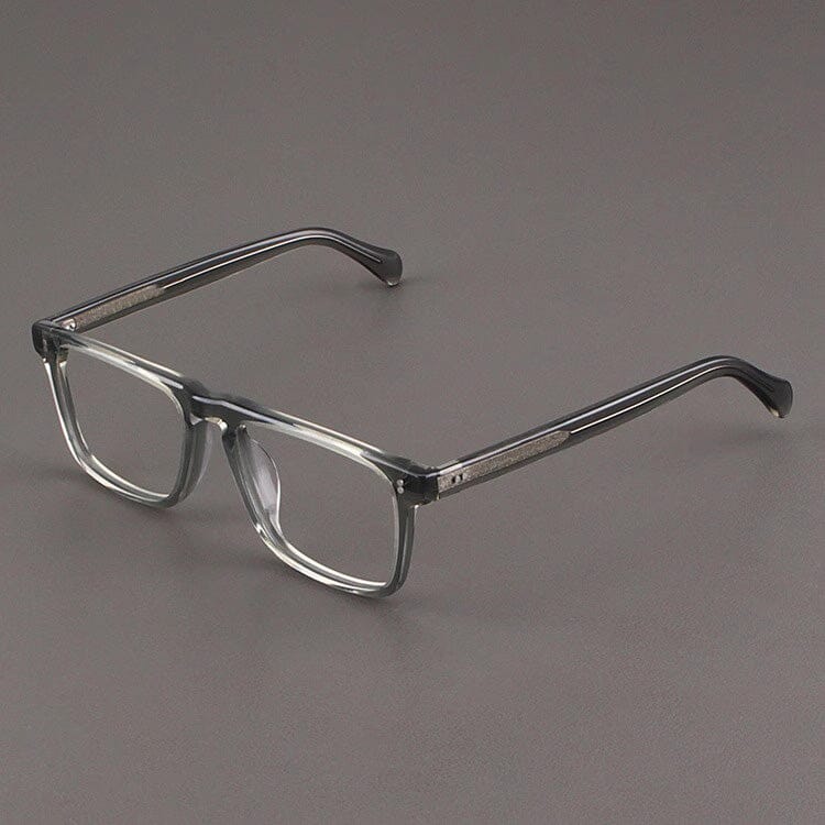 Kev Retro Acetate Optical Glasses Frame Rectangle Frames Southood Gray Green