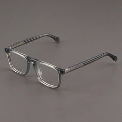 Kev Retro Acetate Optical Glasses Frame Rectangle Frames Southood Gray Green