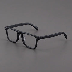 Kev Retro Acetate Optical Glasses Frame Rectangle Frames Southood Matte Black