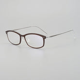 Keychell Ultra light Titanium Geometric Glasses Frame Geometric Frames Southood Clear tea