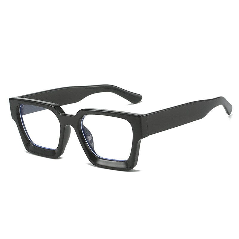 Krich Retro Glasses Frame Rectangle Frames Southood Black