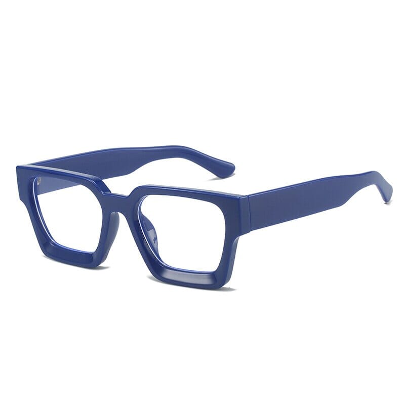 Krich Retro Glasses Frame Rectangle Frames Southood Blue