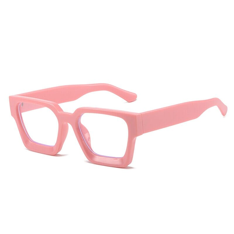 Krich Retro Glasses Frame Rectangle Frames Southood Pink