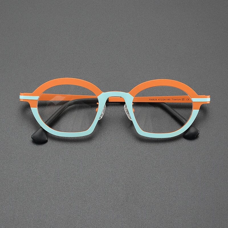 Lakota Irregular Titanium Glasses Frame Geometric Frames Southood