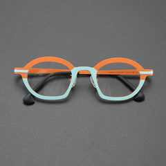 Lakota Irregular Titanium Glasses Frame Geometric Frames Southood