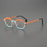Lakota Irregular Titanium Glasses Frame Geometric Frames Southood Blue Orange