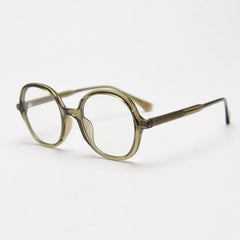 Lamar Large Size Round TR90 Vintage Eyeglass Frame Round Frames Southood Green