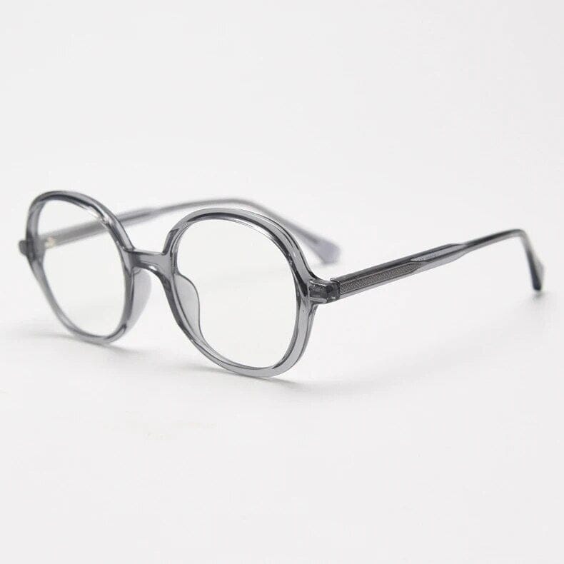 Lamar Large Size Round TR90 Vintage Eyeglass Frame Round Frames Southood Grey