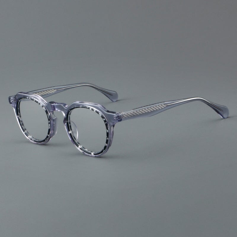 Laren Vintage Acetate Glasses Frame Round Frames Southood Grey