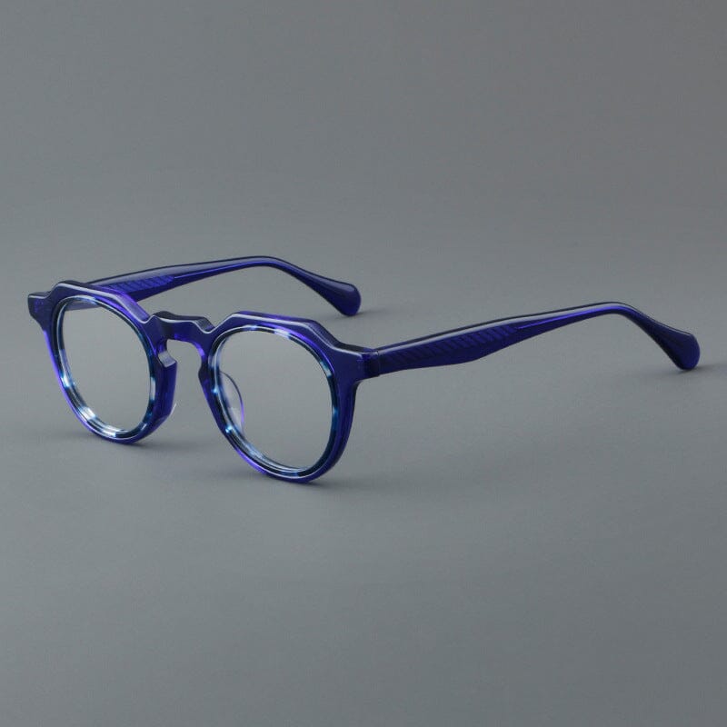 Laren Vintage Acetate Glasses Frame Round Frames Southood Purple