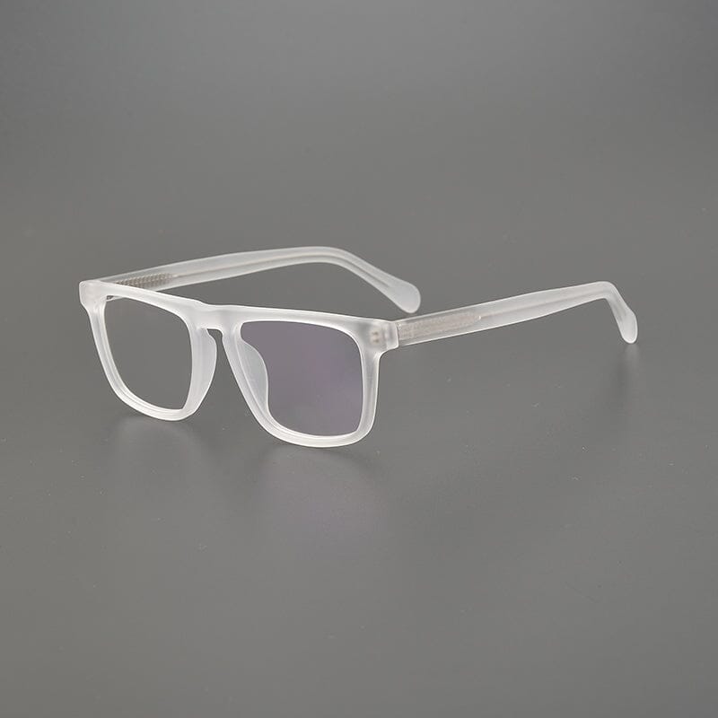 Lay Vintage Square Acetate Glasses Frame Rectangle Frames Southood Matte Clear