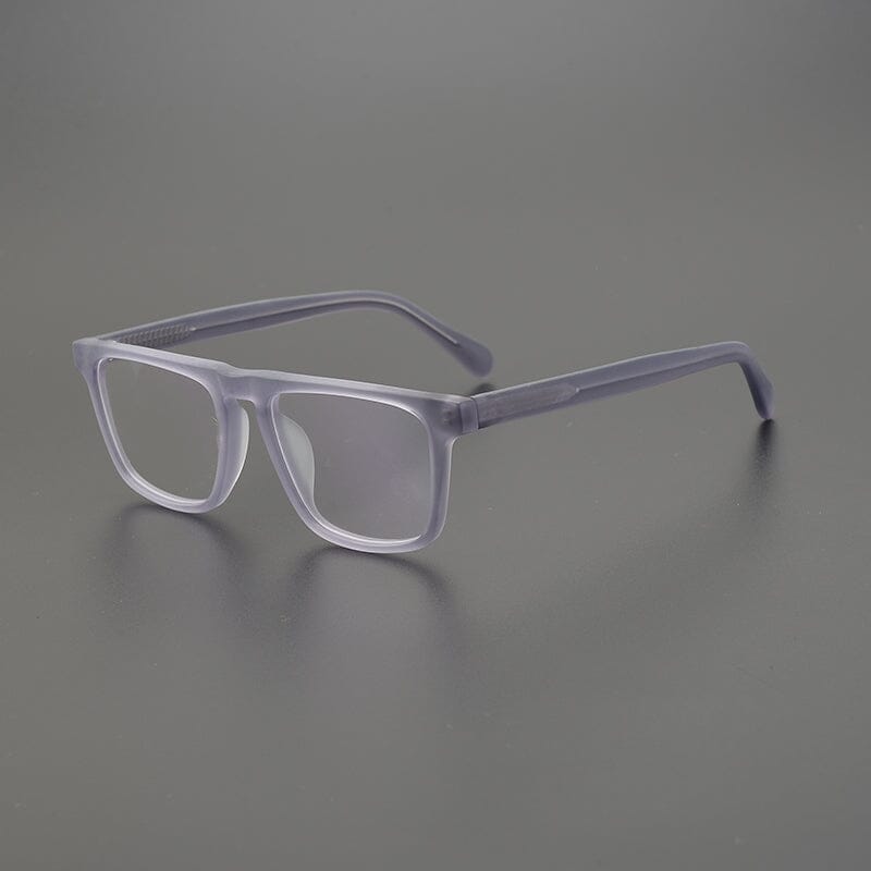 Lay Vintage Square Acetate Glasses Frame Rectangle Frames Southood Matte Grey