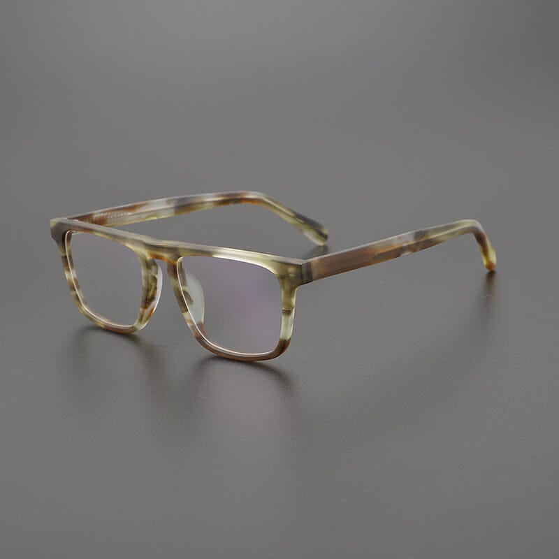 Lay Vintage Square Acetate Glasses Frame Rectangle Frames Southood Matte Stripe
