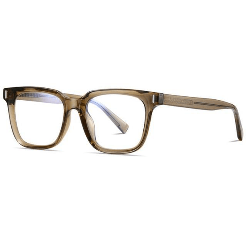 Lee Square TR90 Optical Glasses Frame Rectangle Frames Southood C5 clear tea