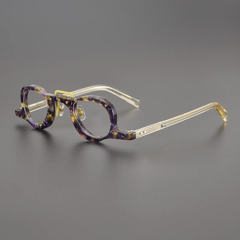 Leonard Personality Small Acetate Glasses Frame Round Frames Southood Floral