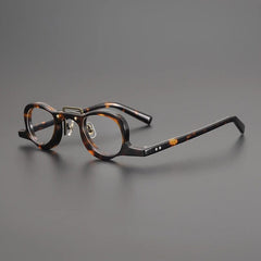 Leonard Personality Small Acetate Glasses Frame Round Frames Southood Leopard