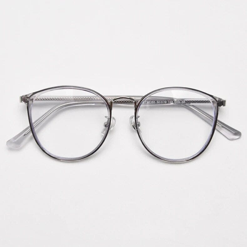 Lindi TR90 Vintage Eyeglass Frame Cat Eye Frames Southood Grey