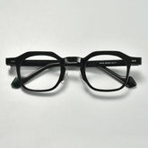 Link Vintage Acetate Glasses Frame Geometric Frames Southood Black