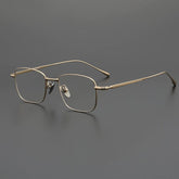 Lyndon Vintage Titanium Eyeglasses Frame Rectangle Frames Southood Gold