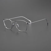 Lyndon Vintage Titanium Eyeglasses Frame Rectangle Frames Southood Silver