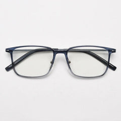 Mander Ultralight Square TR90 Eyeglass Frame Rectangle Frames Southood Blue