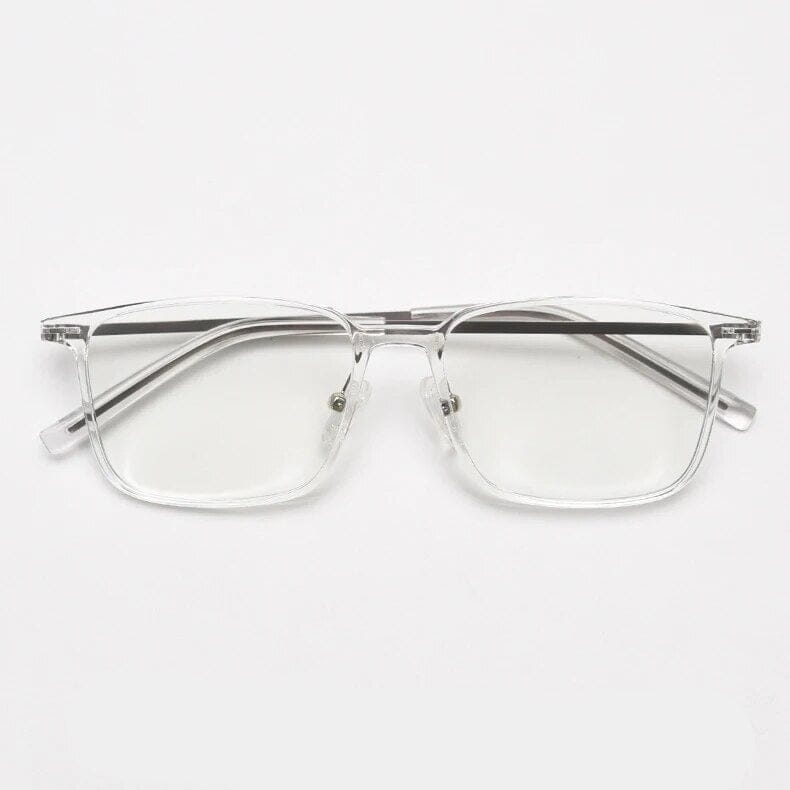 Mander Ultralight Square TR90 Eyeglass Frame Rectangle Frames Southood Clear