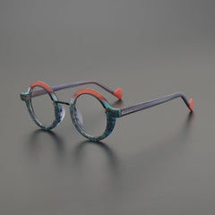 Dustin Retro Round Acetate Glasses Frame