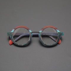 Dustin Retro Round Acetate Glasses Frame