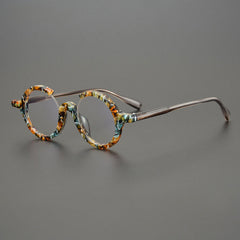 Meyer Vintage Luxury Round Glasses Frame Round Frames Southood Yellow color