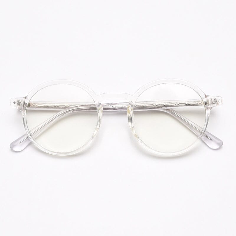 Mindy Vintage TR90 Round Eyeglasses Round Frames Southood Clear