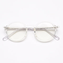 Mindy Vintage TR90 Round Eyeglasses Round Frames Southood Clear