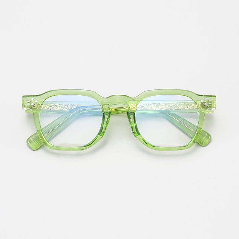 Miranda Vintage TR90 Eyeglasses Frame Geometric Frames Southood Clear Green