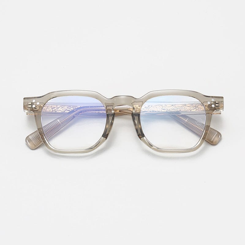 Miranda Vintage TR90 Eyeglasses Frame Geometric Frames Southood Light Coffe