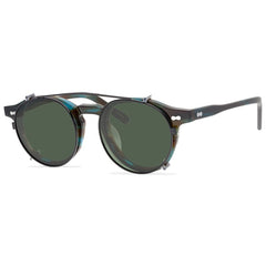 Morton Acetate Glasses Frame With sunglasses Clips Round Frames Southood