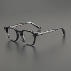 Mull Vintage Acetate Glasses Frame Rectangle Frames Southood Gray