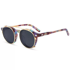 Morton Acetate Glasses Frame With sunglasses Clips