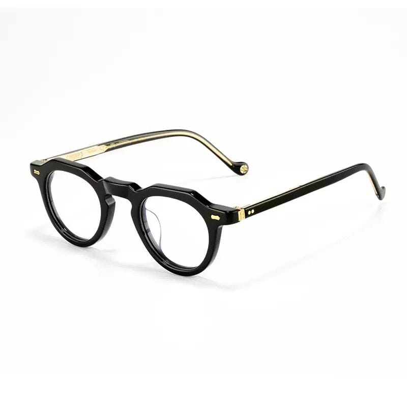 Murphy Vintage Acetate Eyeglasses Frame Round Frames Southood Black