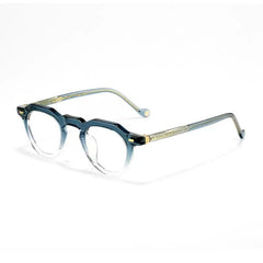 Murphy Vintage Acetate Eyeglasses Frame Round Frames Southood Ice Blue