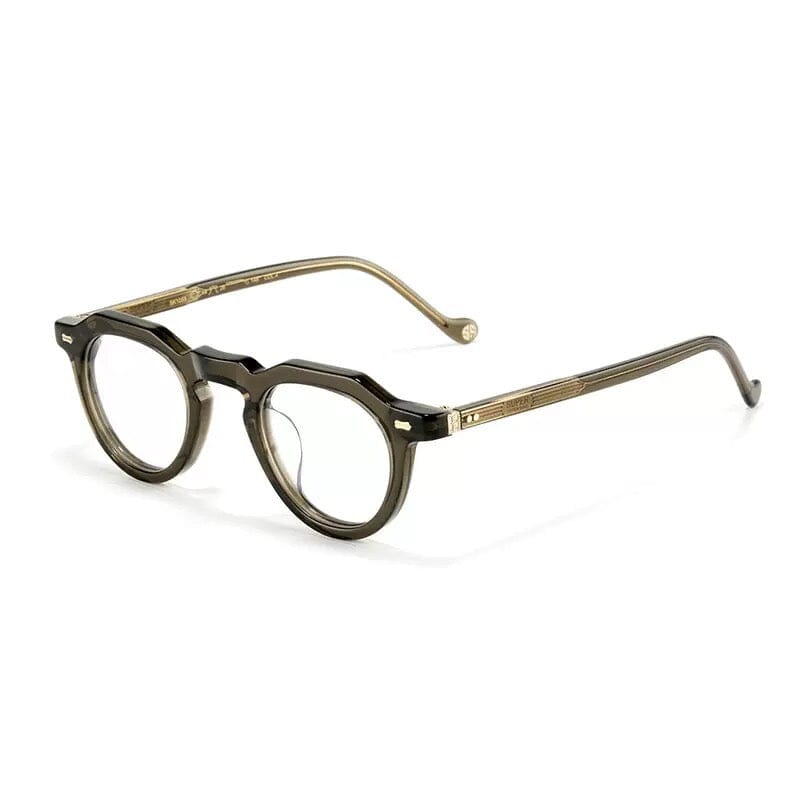 Murphy Vintage Acetate Eyeglasses Frame Round Frames Southood Olive Green